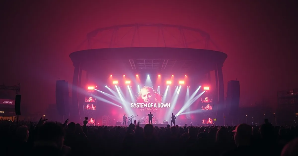 System Of A Down Solna: Armenian metal legend at Strawberry Arena