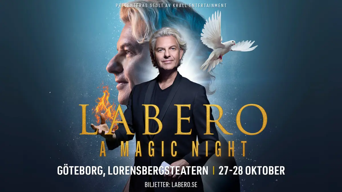 Labero - A Magic Night 2026 — Lorensbergsteatern, Gothenburg