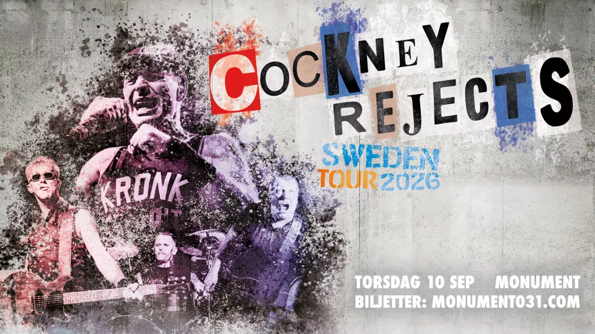 Cockney Rejects — Monument, Gothenburg