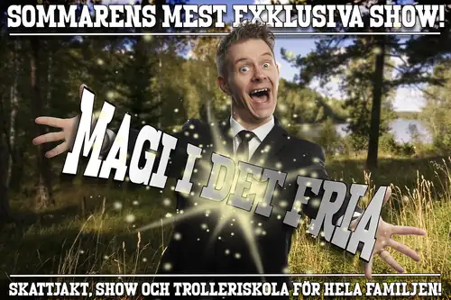Magic in the Open Air - Tobbe Trollkarl at Tjolöholms Castle Summer Stage