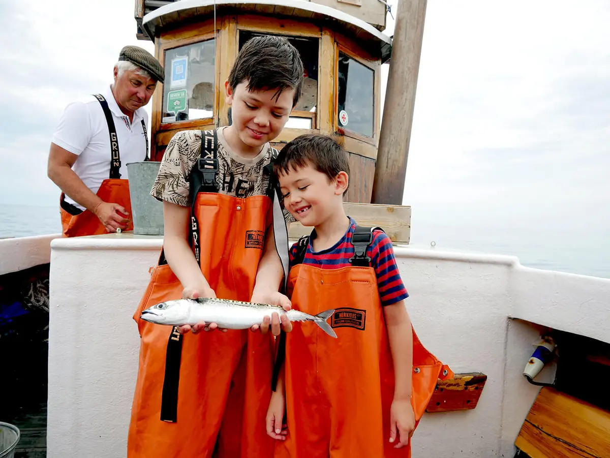 Mackerel Fishing for the Whole Family — Kastor Boat Trips, Gothenburg