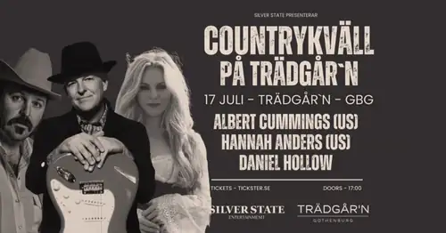 Country Evening with Albert Cummings, Daniel Hollow & Hannah Anders