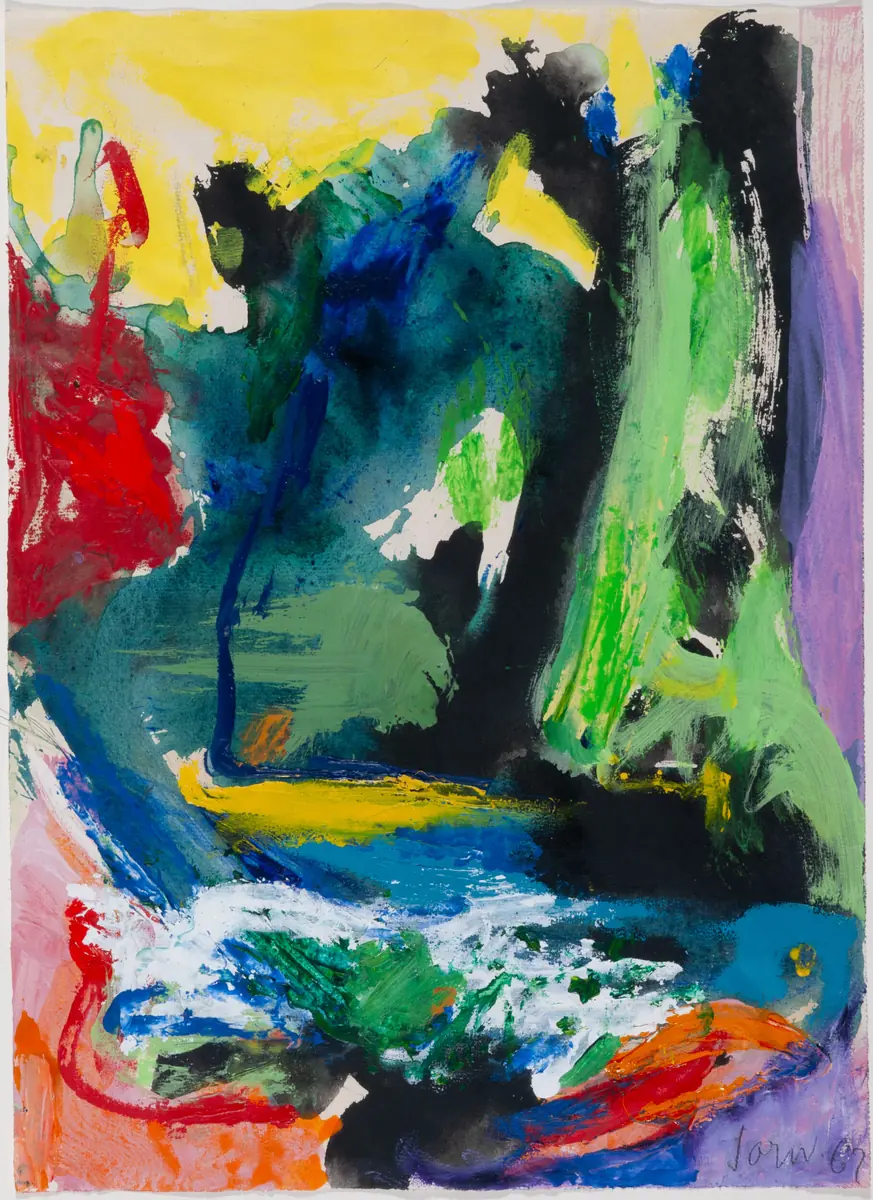 Asger Jorn and Per Kirkeby at Nordiska Akvarellmuseet — Nordiska Akvarellmuseet, Gothenburg