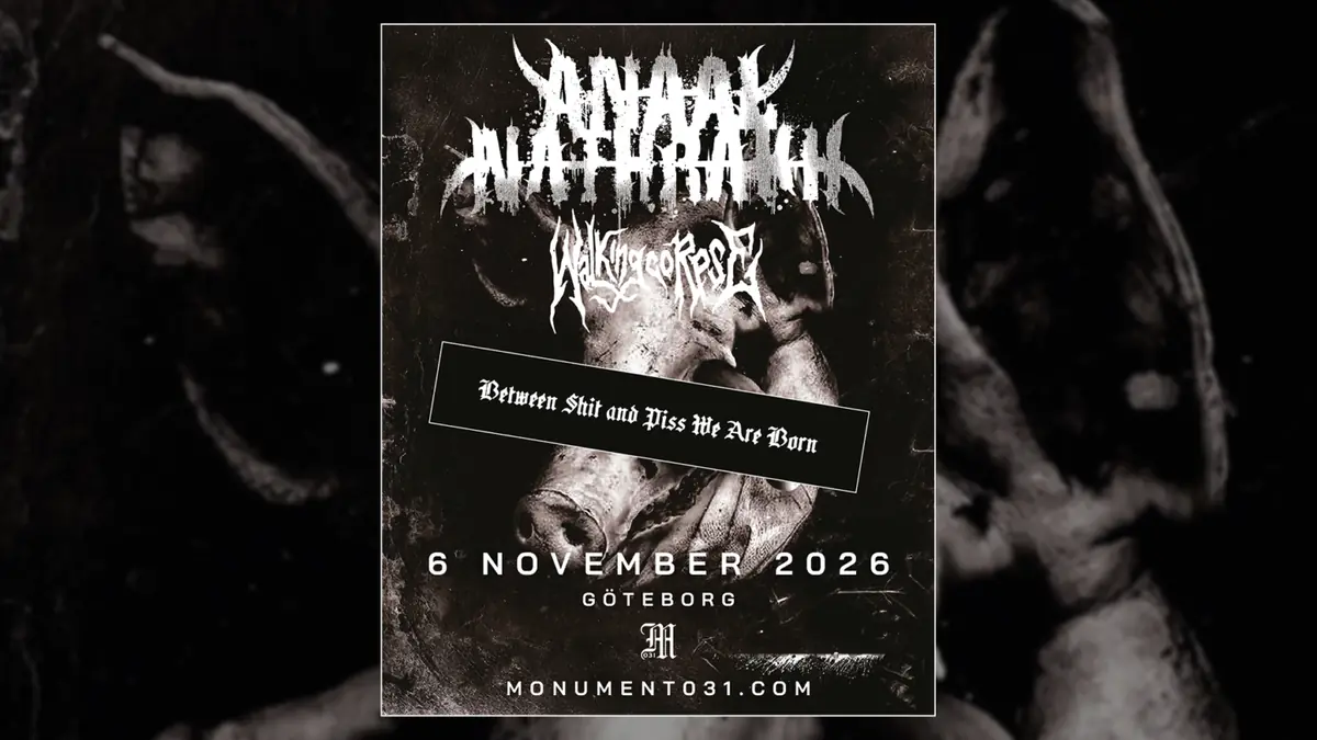 Anaal Nathrakh & Walking Corpse — Monument, Gothenburg