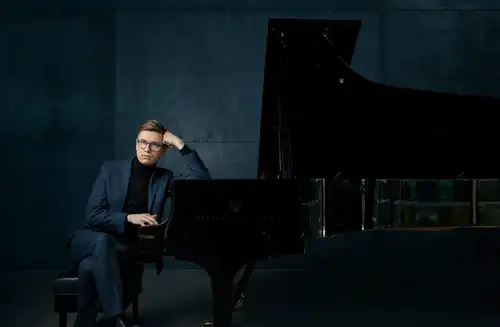 Víkingur Ólafsson og Herbert Blomstedt