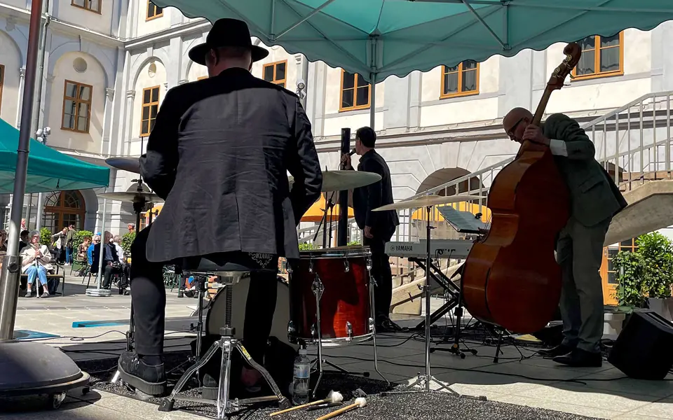 Piirrä live-jazzia — Stadsmuseum, Tukholma