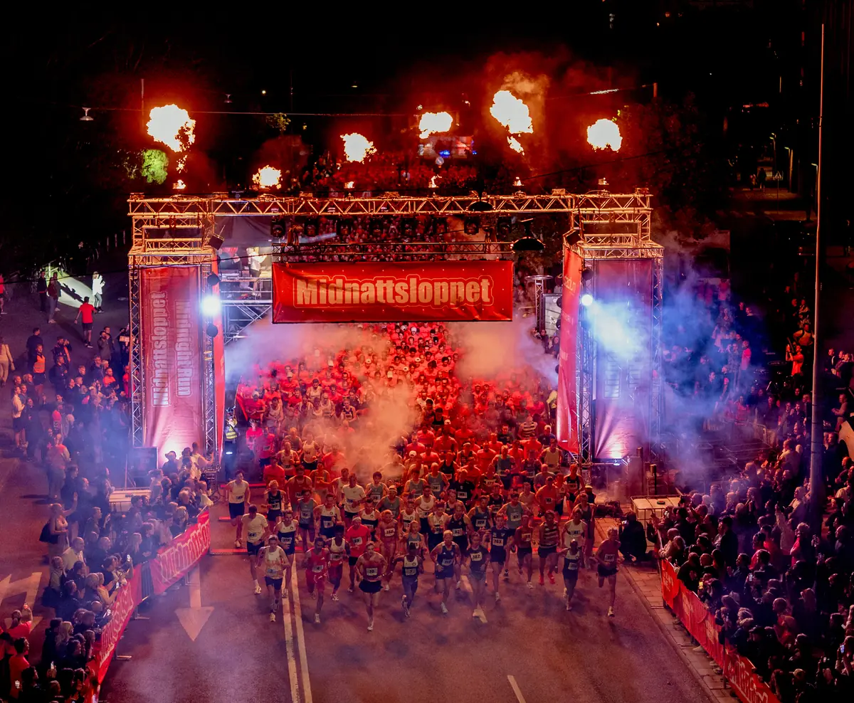 Midnattsloppet 2026 — Zinkendamms Idrottsplats, Stockholm
