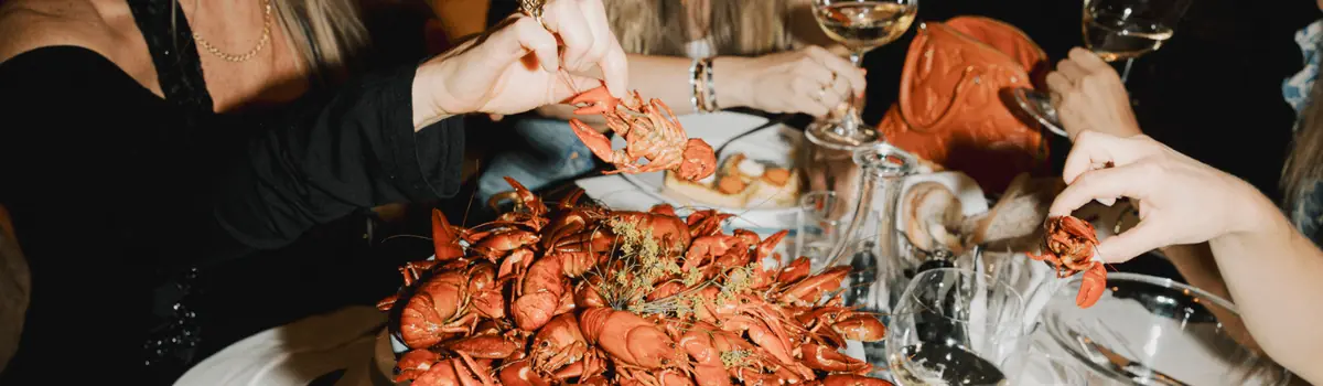 Kräftskiva Lilla Barenissa! — Riche Lilla Baren, Tukholma