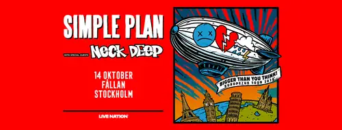 Simple Plan: Bigger Than You Think! Europe Tour 2026
