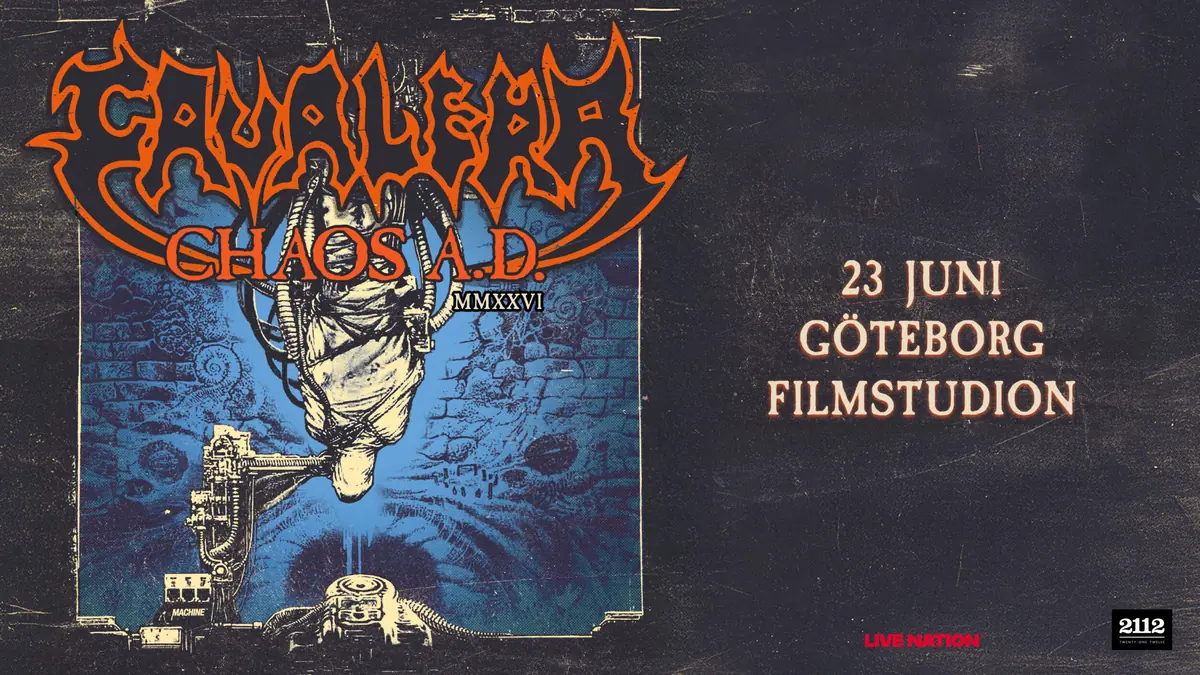 Cavalera Chaos — Filmstudion, Göteborg
