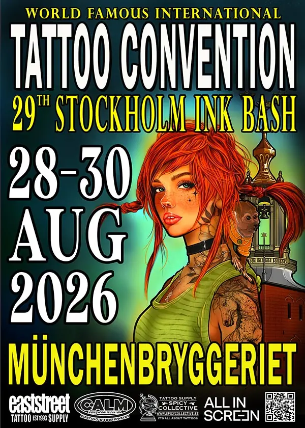 Stockholm Ink Bash 2026 — Münchenbryggeriet, Tukholma