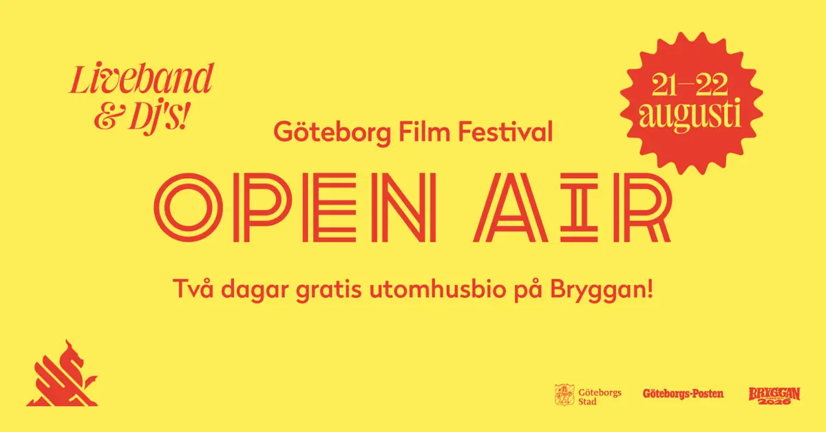 Göteborg Film Festival Open Air 2026 — Bryggan på Ringön, Gothenburg