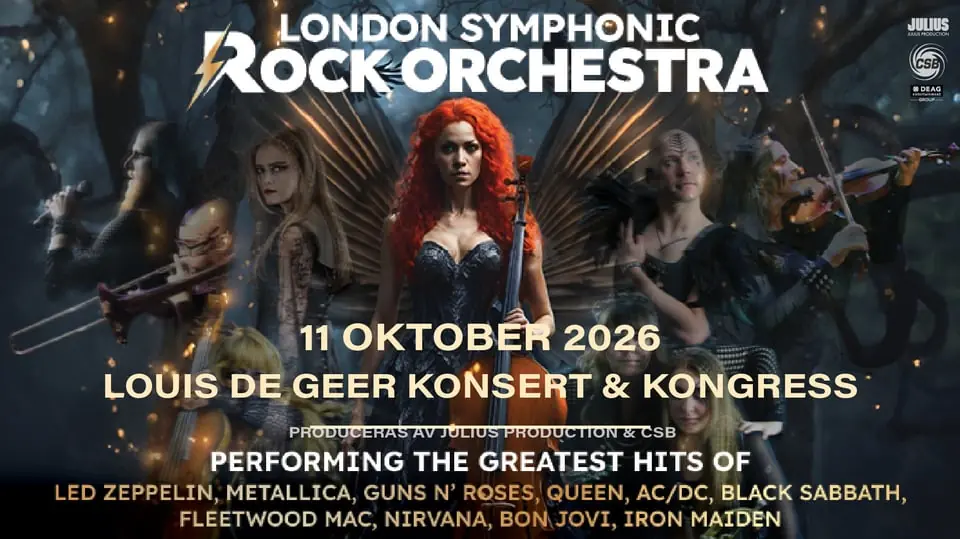 London Symphonic Rock Orchestra — De Geerhallen, Norrköping