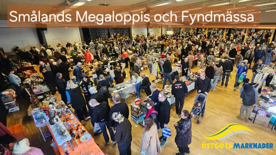 Smålands Megaloppis & Fyndmässa 2026 — Huskvarna Folkets Park, Huskvarna