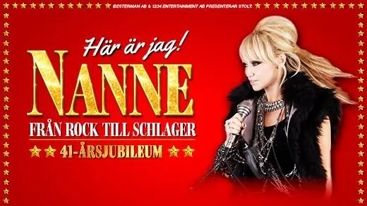 Nanne Grönvall's Jubilee Tour - Here I Am — Konsertsalen, Örebro Konserthus, Örebro