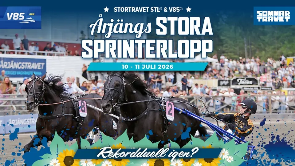 Stortravet Fredagskväll 10 juli — Årjängstravet, Årjäng