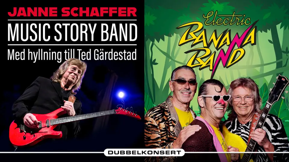 Janne Schaffer & Electric Banana Band 2026 — DALHALLA, Rättvik