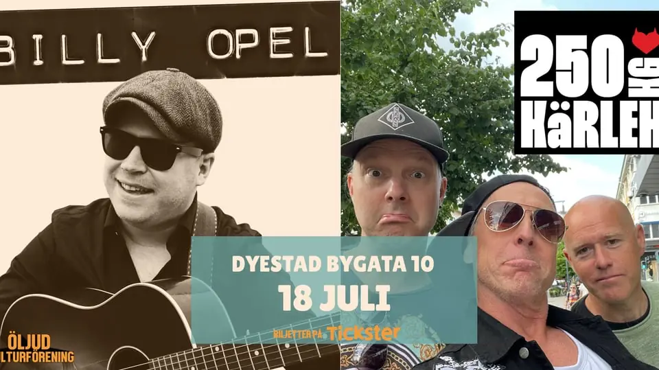 BILLY OPEL + 250 KG KÄRLEK — Dyestad Showroom, Borgholm