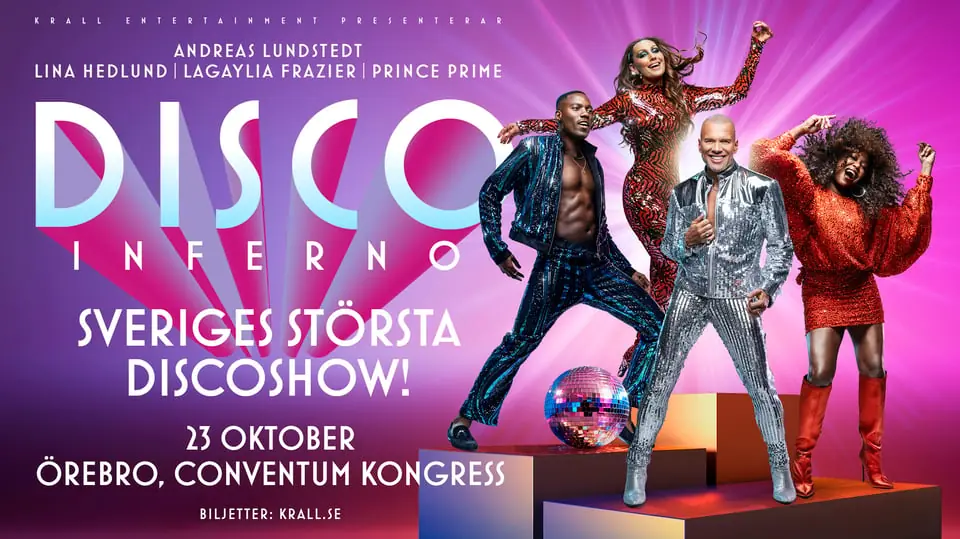 Disco Inferno - Sweden's Biggest Disco Show — Conventum Kongress, Örebro
