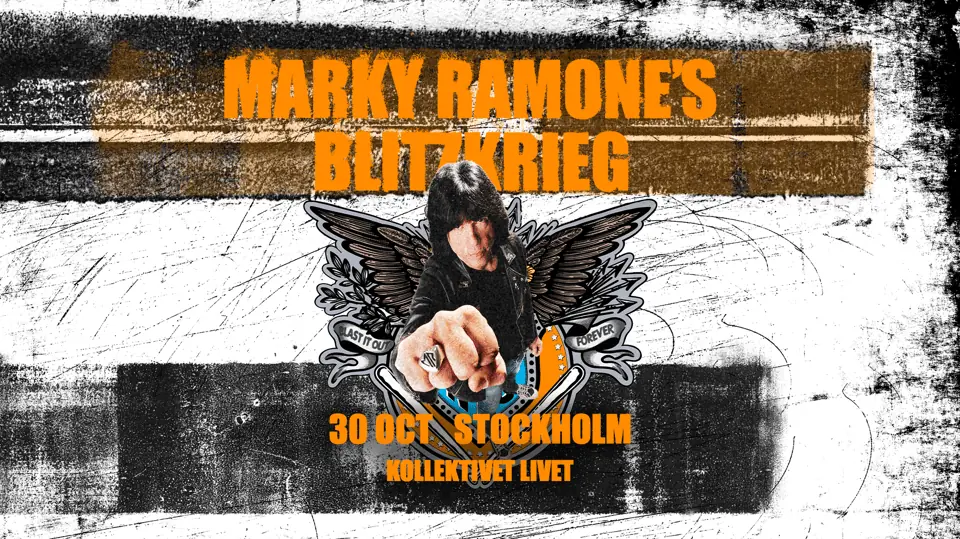 Marky Ramone's Blitzkrieg — Kollektivet Livet, Stockholm