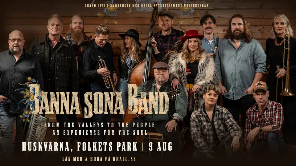 Banna Sona Band — Utescenen, Huskvarna Folkets Park, Huskvarna
