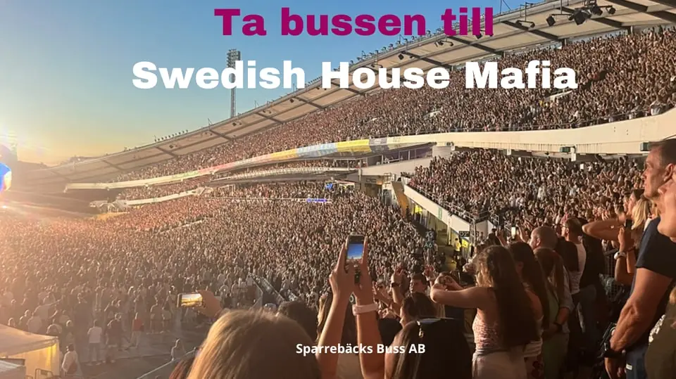 Bus Transport Swedish House Mafia 28/8 — Ullevi, Gothenburg
