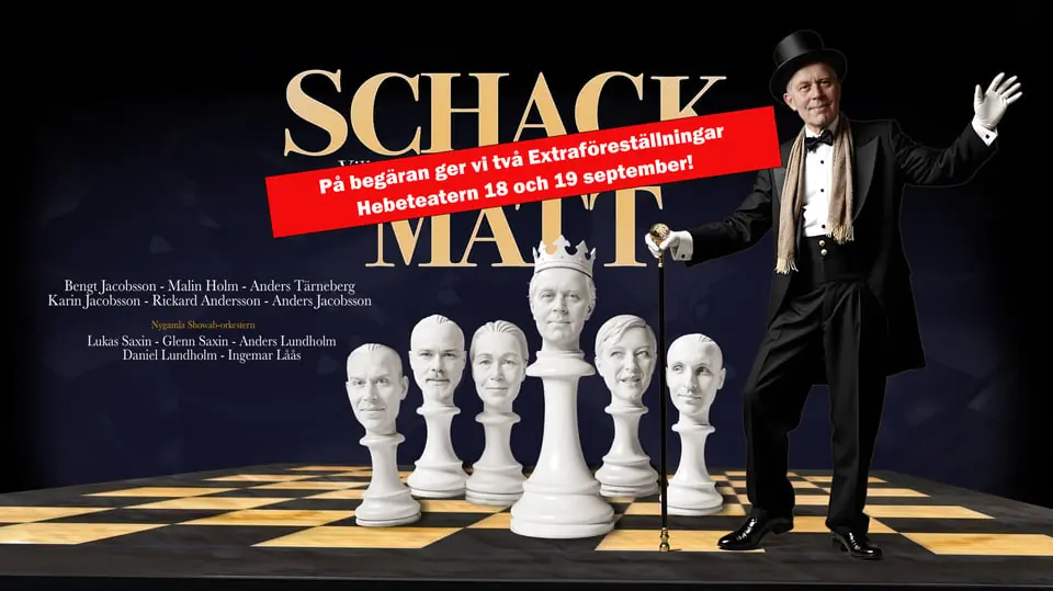 Checkmate! What a Move! 8 Decades on a Board — Hebeteatern, Folkets Hus Kulturhuset, Trollhättan