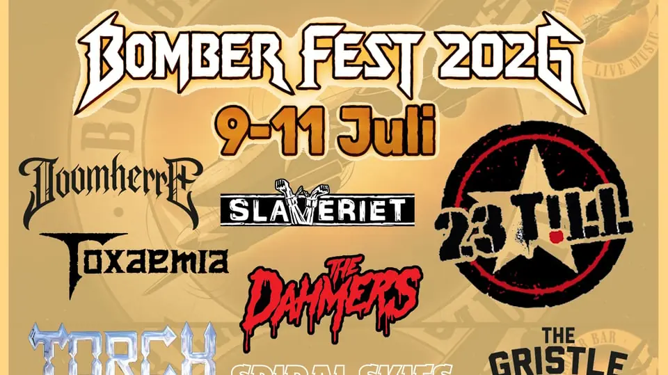 Bomber Fest 9-11 July — Bomber Bar Motala, Motala