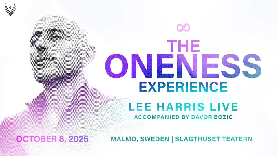 Lee Harris: The Oneness Experience — Slagthusets Teater, Мальмё