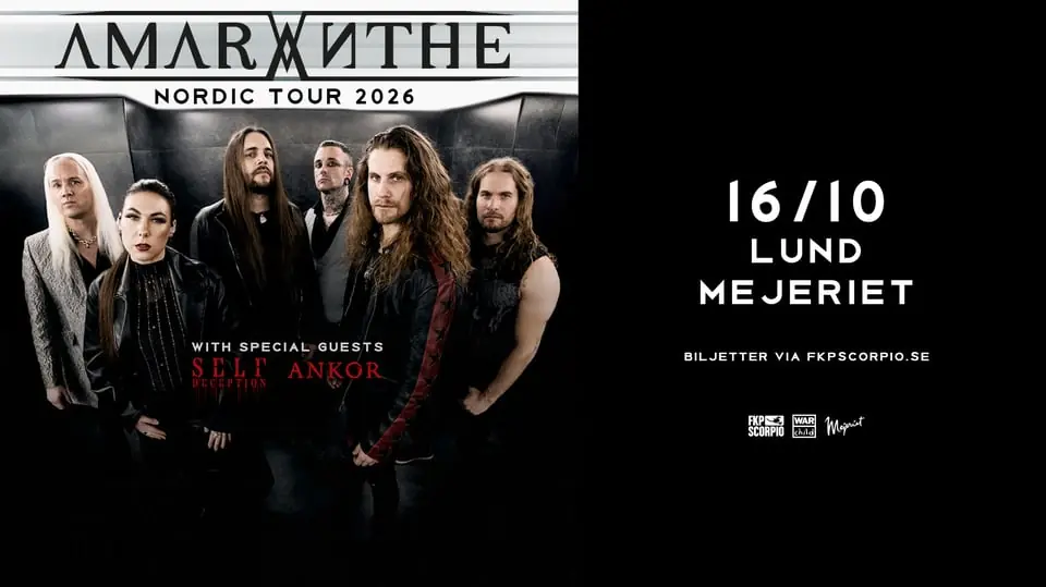 Amaranthe — Mejeriet, Lund