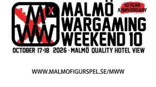 Malmö Wargaming Weekend X 30k
