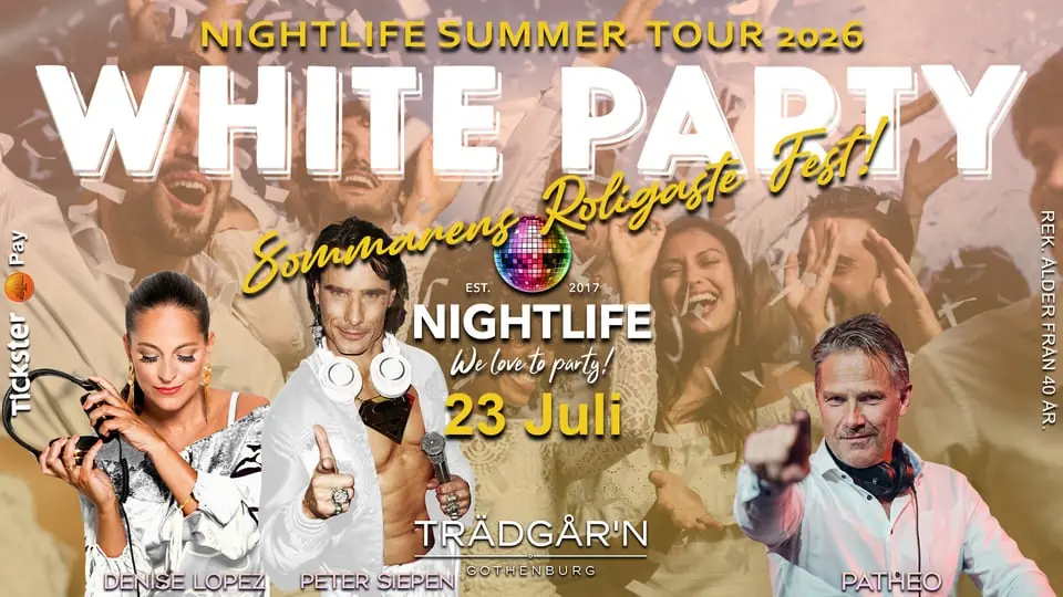 Nightlife 40+ Sommarfest Trädgårn — Trädgårn Göteborg, Gothenburg
