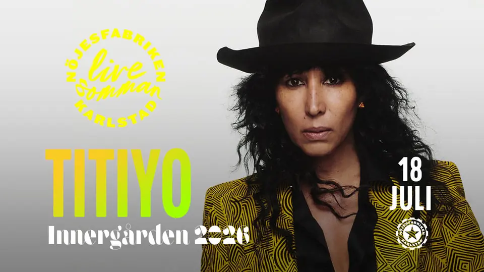 Titiyo - Live på Innergården — Nöjesfabriken, Karlstad
