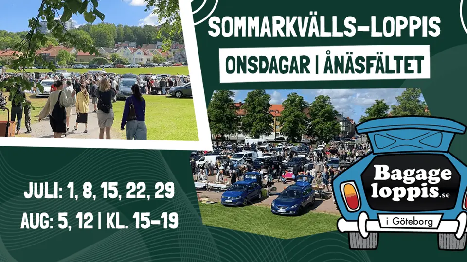 Sommarkvälls-loppis Ånäsfältet 2026 — Ånäsfältet, Gothenburg