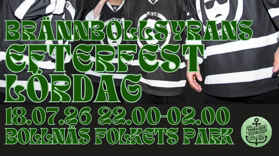 Efterfest Brännbollsyran Saturday — Långnäs Parken, bollnäs