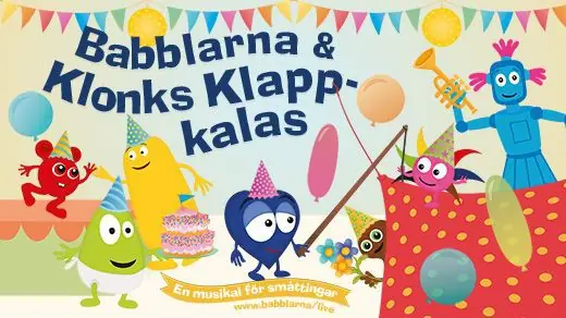 Babblarna & Klonks Klapp-kalas — Stora Salen, Mariehamn