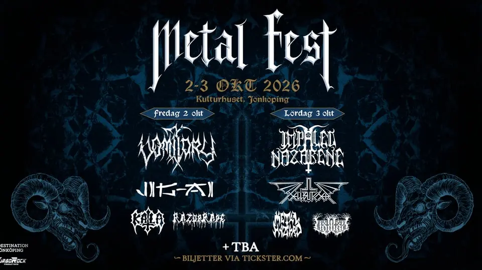 Metal Fest 2026 — Kulturhuset Jönköping, Jönköping