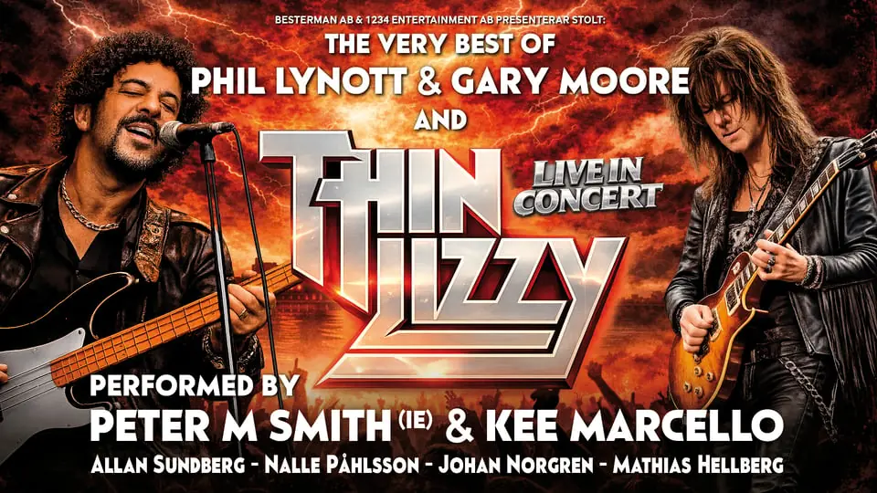 The Very Best Of Lizzy, Lynott & Moore — Slagthusets Teater, Malmö