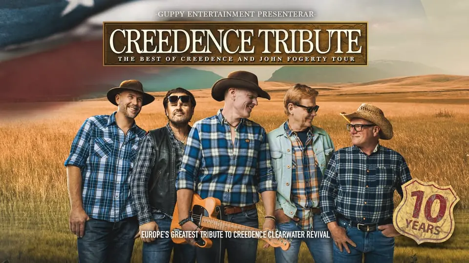 Creedence Tribute, Best of CCR & John Fogerty Tour — Falkenbergs Stadsteater, Falkenberg