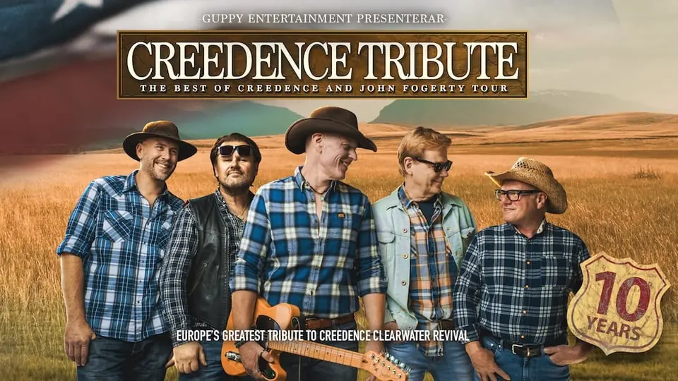 Creedence Tribute, Best of CCR & John Fogerty Tour — Kulturhuset Bollnäs, Bollnäs
