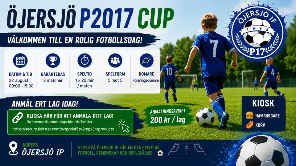Öjersjö P2017 Cup — Öjersjövallen, Öjersjö