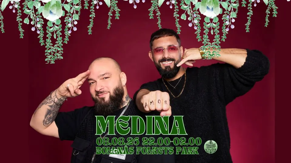 Medina - Bollnäs Folkets Park 8 August — Långnäs Parken, bollnäs