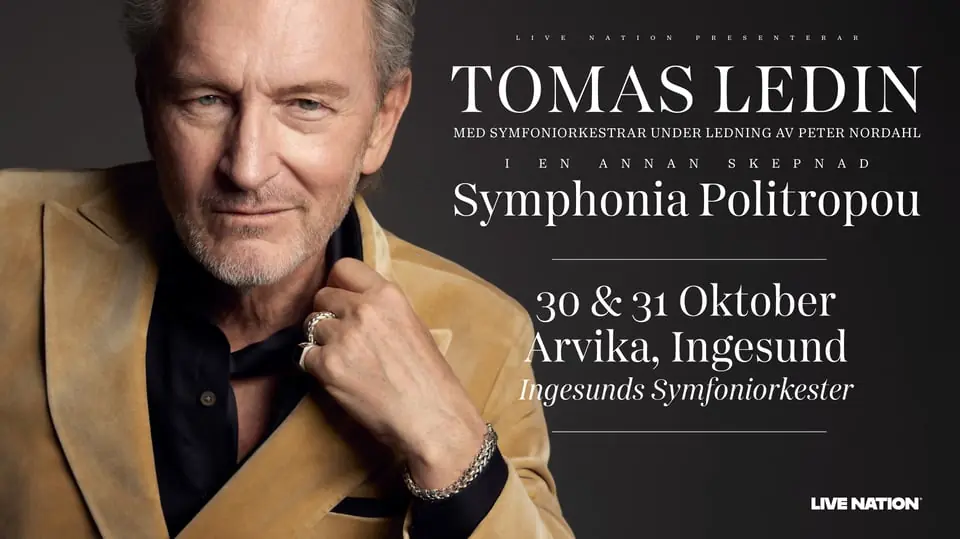 Tomas Ledin: Symphonia Politropou — Stora konsertsalen, Musikhögskolan Ingesund, Arvika