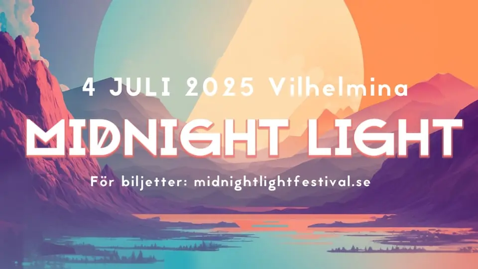 Midnight Light - July 4, 2026 — Folkets Hus, Vilhelmina