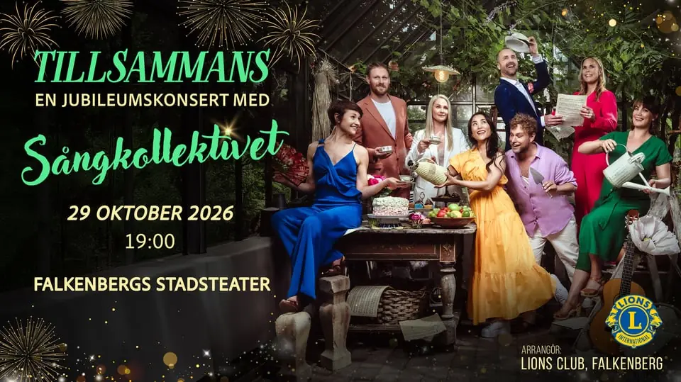 Lions Anniversary Concert with Sångkollektivet — Falkenbergs Stadsteater, Falkenberg