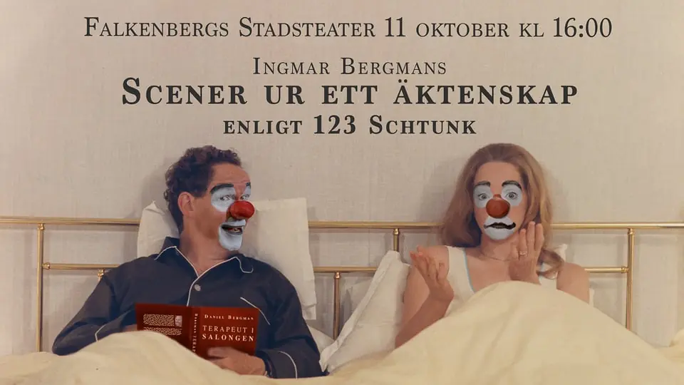 Scenes from a Marriage According to 123 Schtunk — Falkenbergs Stadsteater, Falkenberg