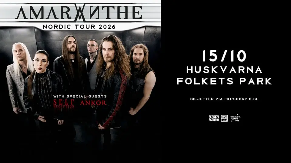 Amaranthe + support — Huskvarna Folkets Park, Huskvarna Jönköping