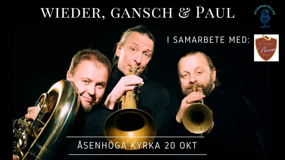 Wieder, Gansch & Paul — Åsenhöga Kyrka, Åsenhöga