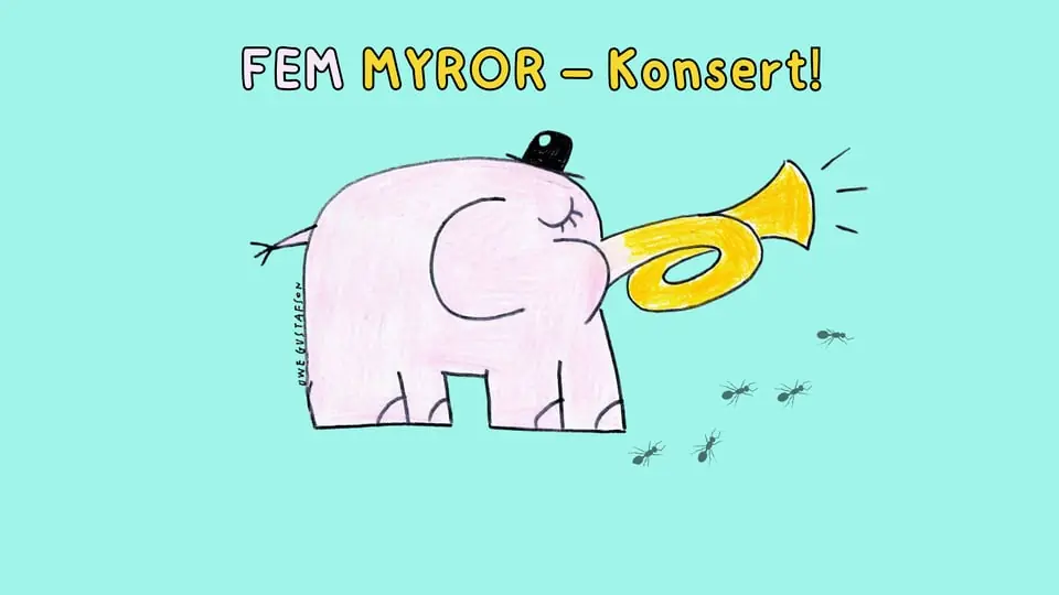 Fem myror - Concert! — Opalen Rimbo Kulturscen, Rimbo