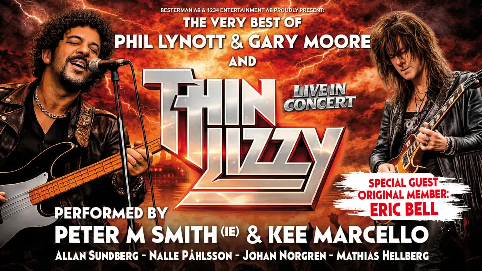 The Best of Thin Lizzy, Phil Lynott & Gary Moore — Västerås Kongress, Västerås